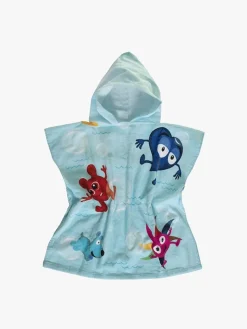 Badeværelset|Babblarna Badeponcho Bobler, Blå