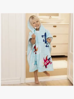 Badeværelset|Babblarna Badeponcho Bobler, Blå