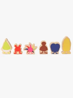 Babblarna Legetøjsfigurer-Figursæt Træ 6 Stk.