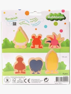 Babblarna Legetøjsfigurer-Figursæt Træ 6 Stk.