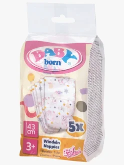 Dukker & Bamser|ZapfCreationBabyBorn Baby Born Dukketilbehør Bleer 5-pak