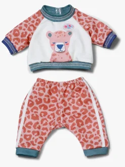 Dukker & Bamser|ZapfCreationBabyBorn BABY born Dukketøj Joggingdragt Leopard 36 cm