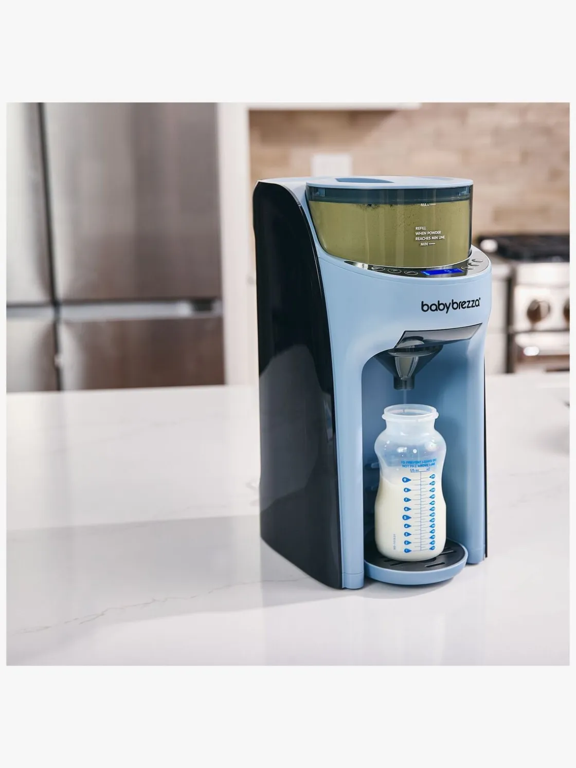 Spisetid|BabyBrezza Baby Brezza Formula Pro Advanced Modermælkserstatnings- og Vællingemaskine, Slate Grå/Sort