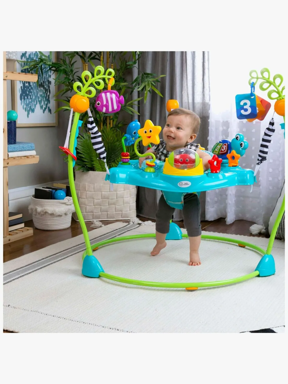 Skråstole & Babygynger|babyEinstein Baby Einstein Curiosity Cove 2-in-1 Hoppegynge