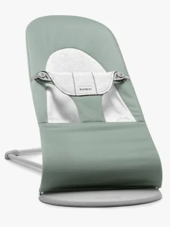 BABYBJORN Skråstole & Babygynger-BabyBjörn Balance Soft Skråstol Woven Jersey, Grøn/Grå