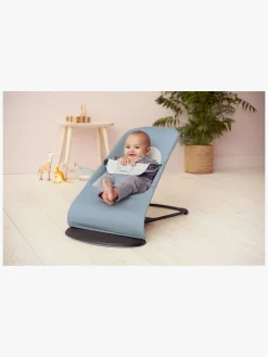 Skråstole & Babygynger|BABYBJORN BabyBjörn Balance Soft Skråstol Woven Jersey, Blå/Grå Blå/Grå