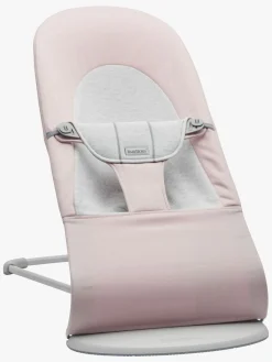 BABYBJORN Skråstole & Babygynger-BabyBjörn Balance Soft Skråstol Woven Jersey, Lyserød/Grå