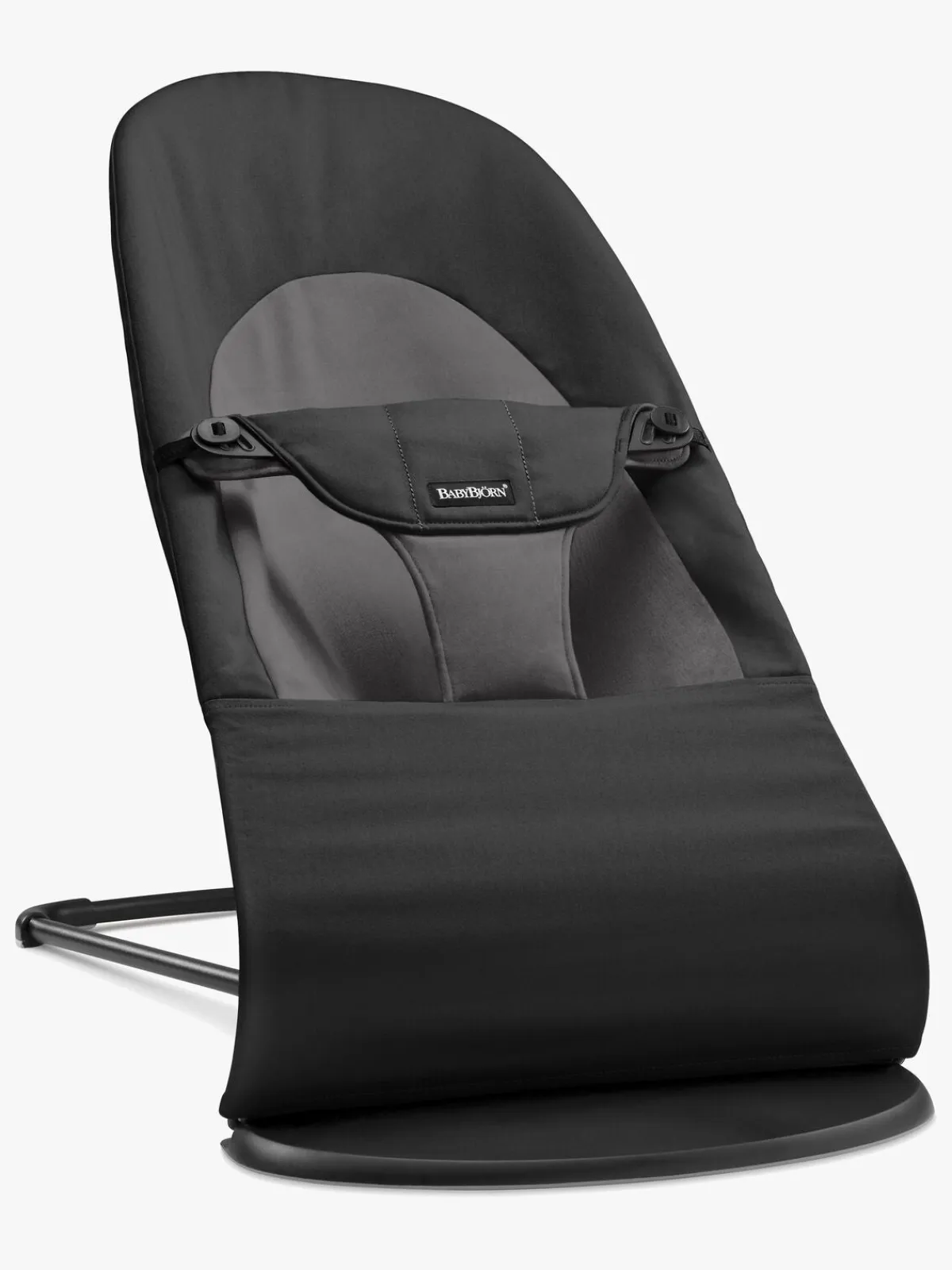 BABYBJORN Skråstole & Babygynger-BabyBjörn Balance Soft Skråstol Woven, Sort/Mørkegrå