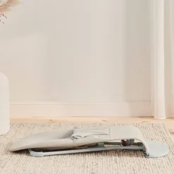 Skråstole & Babygynger|BABYBJORN BabyBjörn Bliss Skråstol 3D Jersey inkl. Sjove Øjne, Lys/Pastel Beige