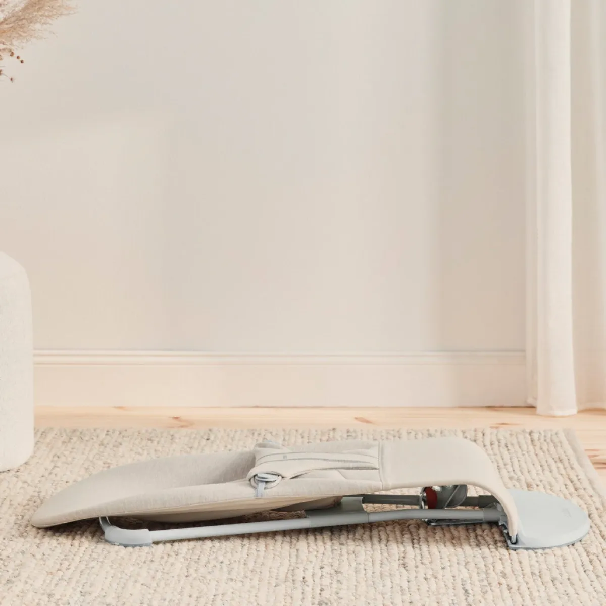 Skråstole & Babygynger|BABYBJORN BabyBjörn Bliss Skråstol 3D Jersey inkl. Sjove Øjne, Lys/Pastel Beige