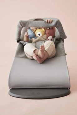 BABYBJORN Skråstole & Babygynger-BabyBjörn Bliss Skråstol 3D Jersey, Lysegrå