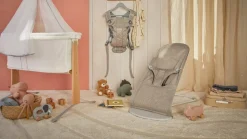 Skråstole & Babygynger|BABYBJORN BabyBjörn Bliss Skråstol Mesh, Grey Beige