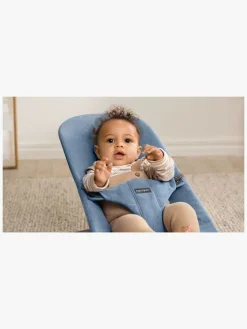 Skråstole & Babygynger|BABYBJORN BabyBjörn Bliss Skråstol Woven Mélange, Blå Blå