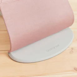 Skråstole & Babygynger|BABYBJORN BabyBjörn Bliss Skråstol Woven Bladmønstret Quilt, Gammelrosa Lyserød