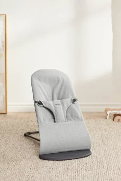 Skråstole & Babygynger|BABYBJORN BabyBjörn Bliss Skråstol Woven, Light Grey Melange Grå