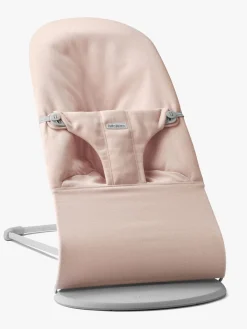 Skråstole & Babygynger|BABYBJORN BabyBjörn Bliss Skråstol Woven, Light Pink Melange Lyserød