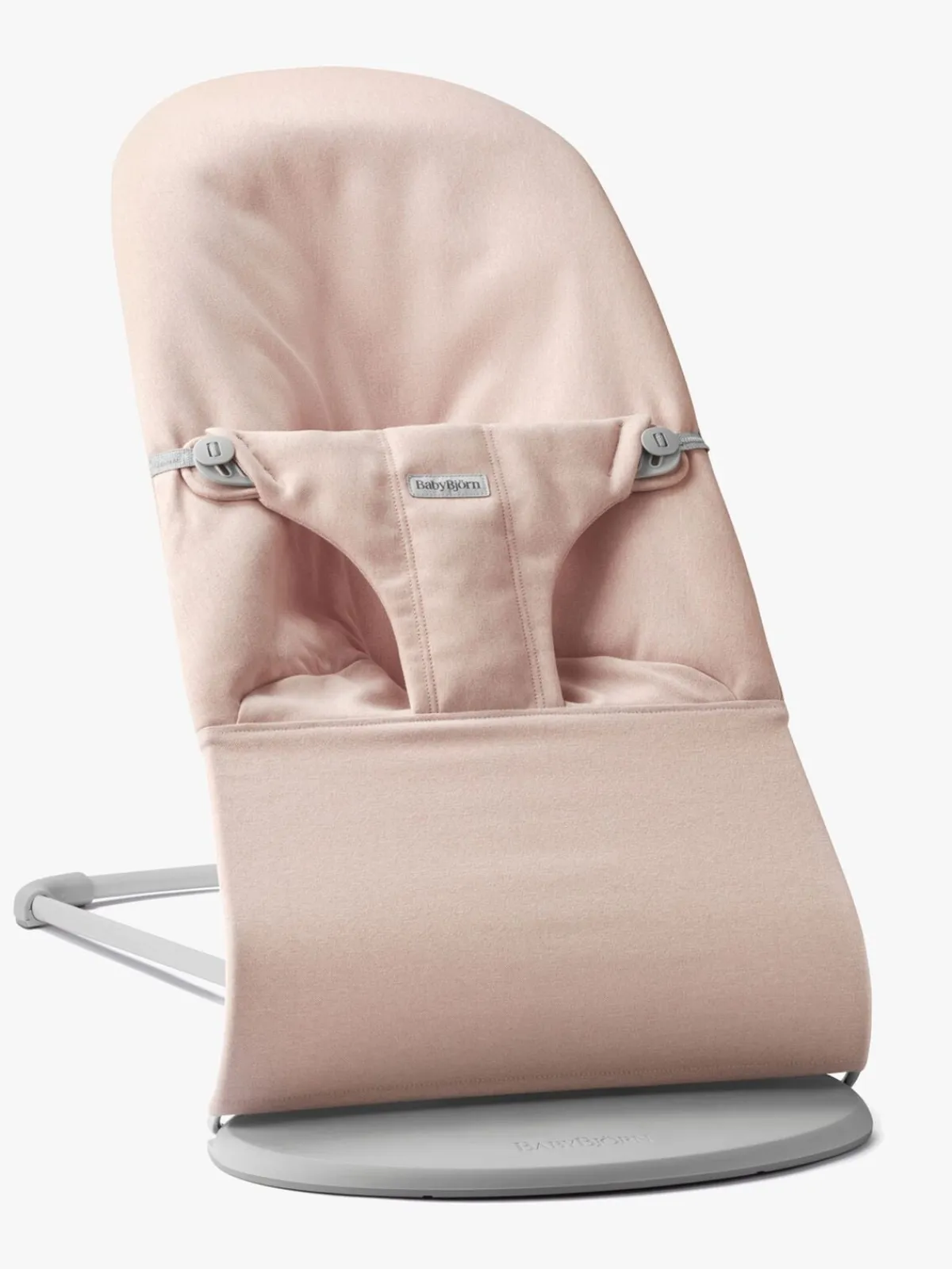 Skråstole & Babygynger|BABYBJORN BabyBjörn Bliss Skråstol Woven, Light Pink Melange Lyserød