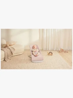 Skråstole & Babygynger|BABYBJORN BabyBjörn Bliss Skråstol Woven, Light Pink Melange Lyserød