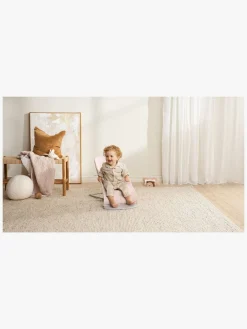 Skråstole & Babygynger|BABYBJORN BabyBjörn Bliss Skråstol Woven, Light Pink Melange Lyserød