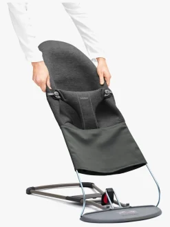 Skråstole & Babygynger|BABYBJORN BabyBjörn Bliss Stofhynde 3D Jersey, Grafitgrå