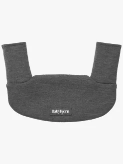 Bæreseler, Strækvikler & Bærestole|Spisetid|BABYBJORN BabyBjörn Hagesmæk til Bæresele Jersey, Mørkegrå