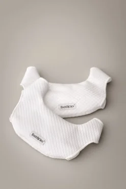 BABYBJORN Bæreseler, Strækvikler & Bærestole-BabyBjörn Hagesmæk til Harmony Bæresele, Hvid