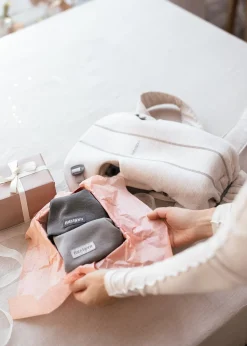 Bæreseler, Strækvikler & Bærestole|Spisetid|BABYBJORN BabyBjörn Hagesmæk til Harmony Bæresele Jersey, Lysegrå Grå