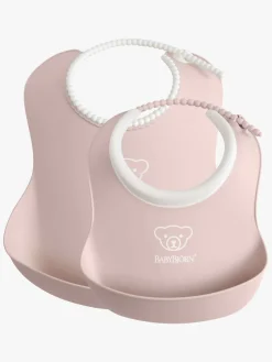 Spisetid|BABYBJORN BabyBjörn Hagesmækssæt, Powder Pink Lyserød