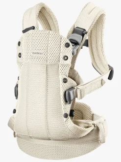 Bæreseler, Strækvikler & Bærestole|BABYBJORN BabyBjörn Harmony Bæresele 3D Mesh, Off White Beige
