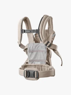 BABYBJORN Bæreseler, Strækvikler & Bærestole-BabyBjörn Harmony Bæresele Woven, Light Beige Melange