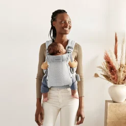 BABYBJORN Bæreseler, Strækvikler & Bærestole-BabyBjörn Harmony Bæresele 3D Mesh, Silver