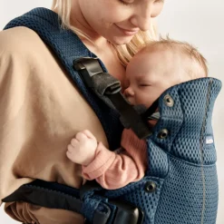 Bæreseler, Strækvikler & Bærestole|BABYBJORN BabyBjörn Harmony Bæresele 3D Mesh, Navy Blue Blå