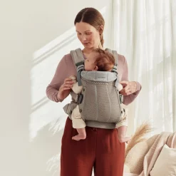 Bæreseler, Strækvikler & Bærestole|BABYBJORN BabyBjörn Harmony Bæresele 3D Mesh, Gråbeige Beige/Grå