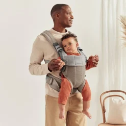 Bæreseler, Strækvikler & Bærestole|BABYBJORN BabyBjörn Harmony Bæresele 3D Mesh, Gråbeige Beige/Grå