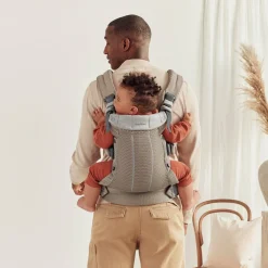 Bæreseler, Strækvikler & Bærestole|BABYBJORN BabyBjörn Harmony Bæresele 3D Mesh, Gråbeige Beige/Grå