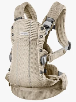 Bæreseler, Strækvikler & Bærestole|BABYBJORN BabyBjörn Harmony Bæresele 3D Mesh, Gråbeige Beige/Grå