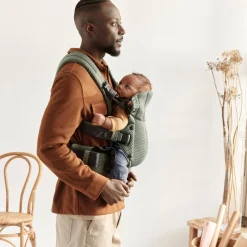 Bæreseler, Strækvikler & Bærestole|BABYBJORN BabyBjörn Harmony Bæresele 3D Mesh, Mørkegrøn Grøn