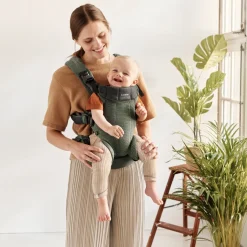Bæreseler, Strækvikler & Bærestole|BABYBJORN BabyBjörn Harmony Bæresele 3D Mesh, Mørkegrøn Grøn