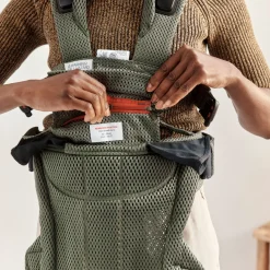 Bæreseler, Strækvikler & Bærestole|BABYBJORN BabyBjörn Harmony Bæresele 3D Mesh, Mørkegrøn Grøn
