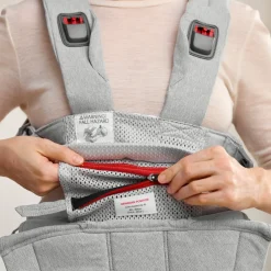 Bæreseler, Strækvikler & Bærestole|BABYBJORN BabyBjörn Harmony Bæresele Woven, Light Grey Melange Grå