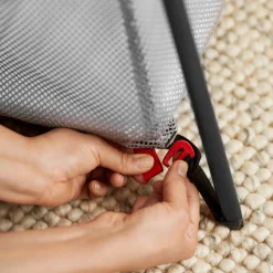 Børn BABYBJORN Børnesenge & Tilbehør-BabyBjörn Light Weekendseng, Silver