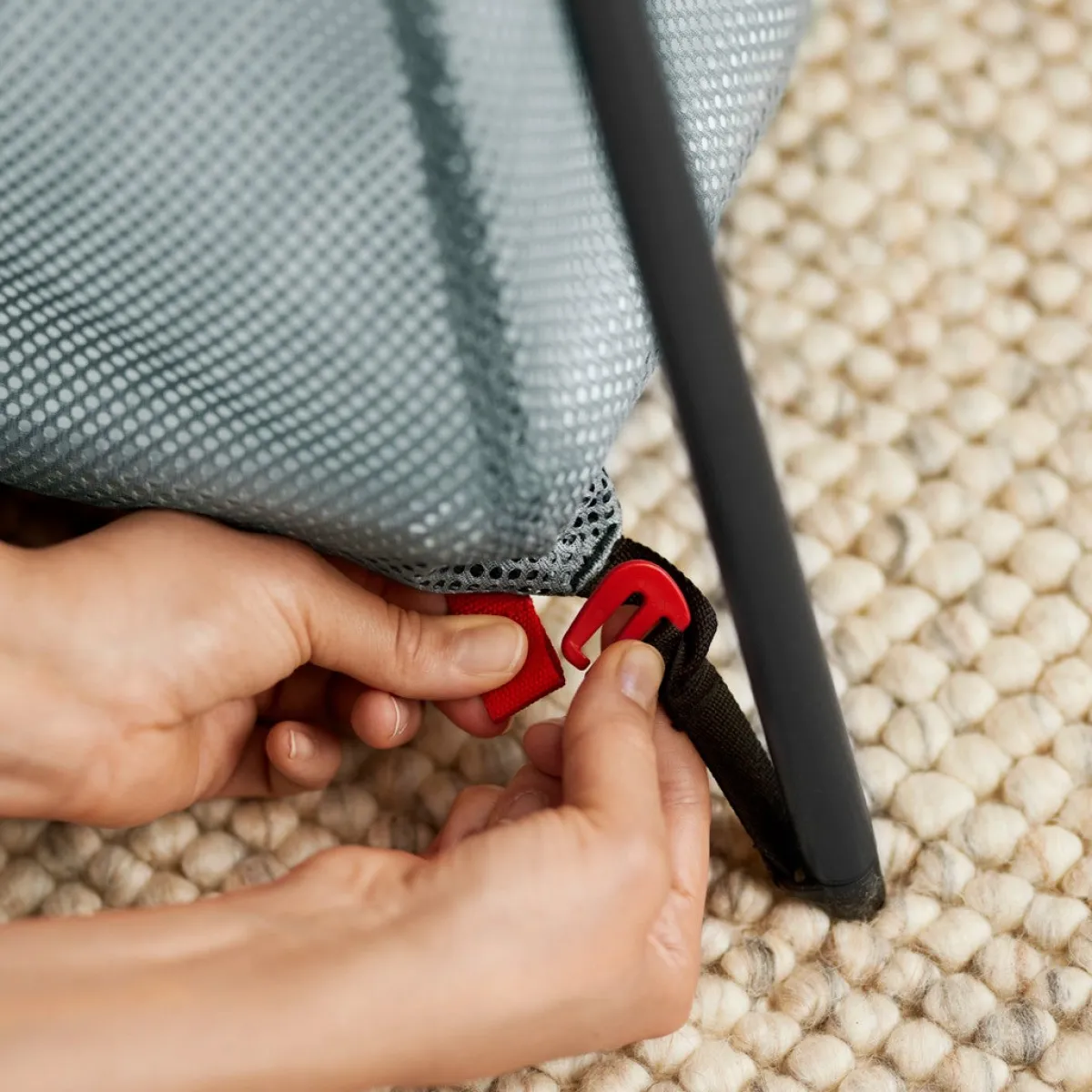 Børnesenge & Tilbehør|BABYBJORN BabyBjörn Light Weekendseng, Mørkegrøn Grøn