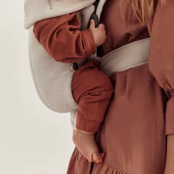 Bæreseler, Strækvikler & Bærestole|BABYBJORN BabyBjörn Mini Bæresele 3D Jersey, Lys Beige