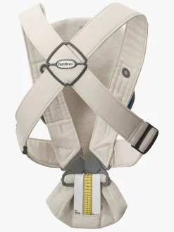 Bæreseler, Strækvikler & Bærestole|BABYBJORN BabyBjörn Mini Bæresele 3D Jersey, Lys Beige