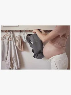 Bæreseler, Strækvikler & Bærestole|BABYBJORN BabyBjörn Mini Bæresele 3D Jersey, Sort/grå Sort/Grå