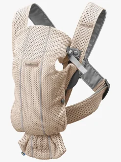 Bæreseler, Strækvikler & Bærestole|BABYBJORN BabyBjörn Mini Bæresele 3D Mesh, Pearly Pink Lyserød