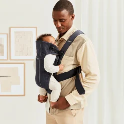 Bæreseler, Strækvikler & Bærestole|BABYBJORN BabyBjörn Mini Bæresele 3D Mesh, Anthracite Grå