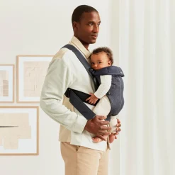 Bæreseler, Strækvikler & Bærestole|BABYBJORN BabyBjörn Mini Bæresele 3D Mesh, Anthracite Grå