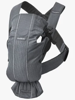 Bæreseler, Strækvikler & Bærestole|BABYBJORN BabyBjörn Mini Bæresele 3D Mesh, Anthracite Grå