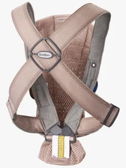 Bæreseler, Strækvikler & Bærestole|BABYBJORN BabyBjörn Mini Bæresele 3D Mesh, Dusty Pink Lyserød